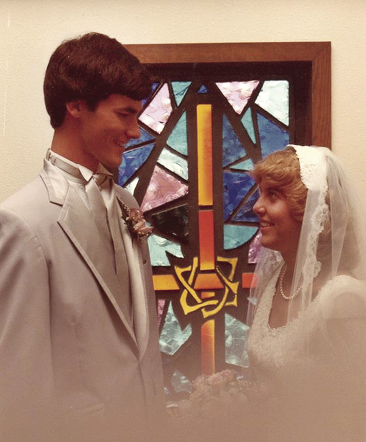 Brad Linda wedding day